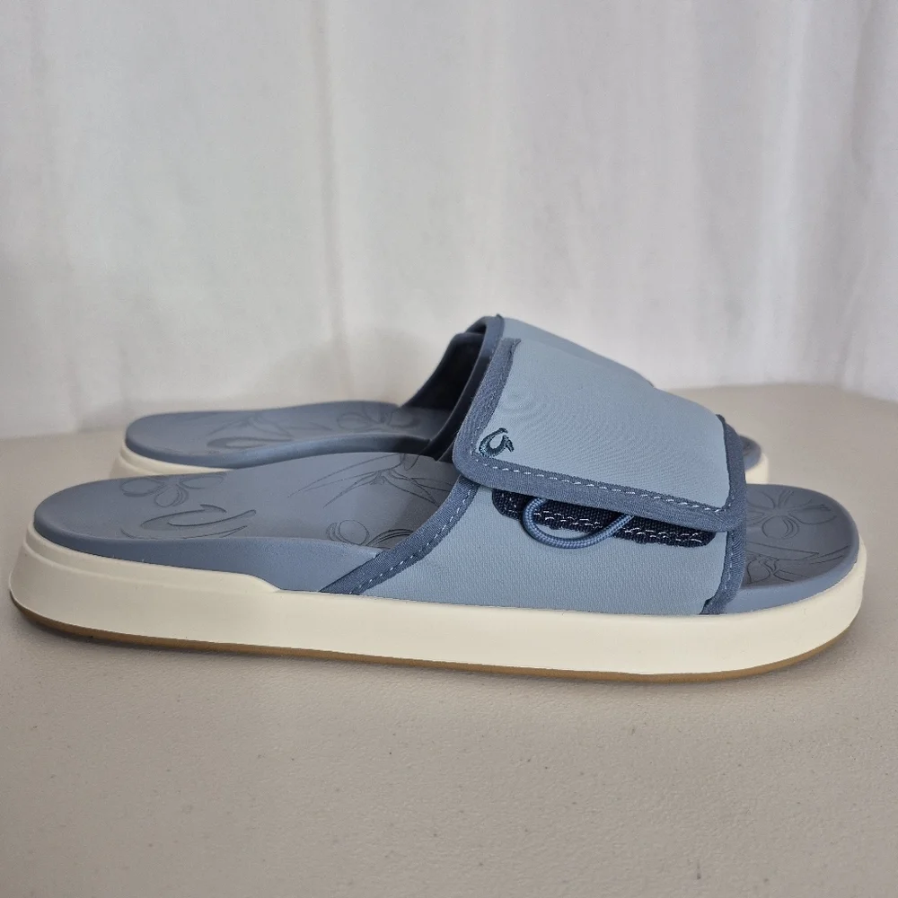 OluKai Nu'a 'Olu Slide Sandals - Size 9 - Picture 2 of 15